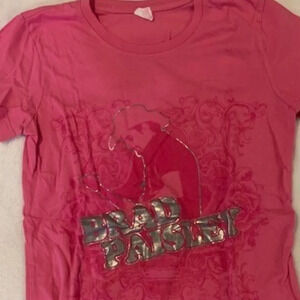 Brad Paisley 2012 Pink‎ Concert Shirt L EUC